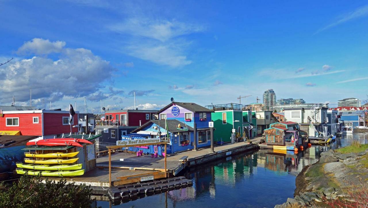 A Float Home B&B In Fisherman'S Wharf Вікторія Екстер'єр фото